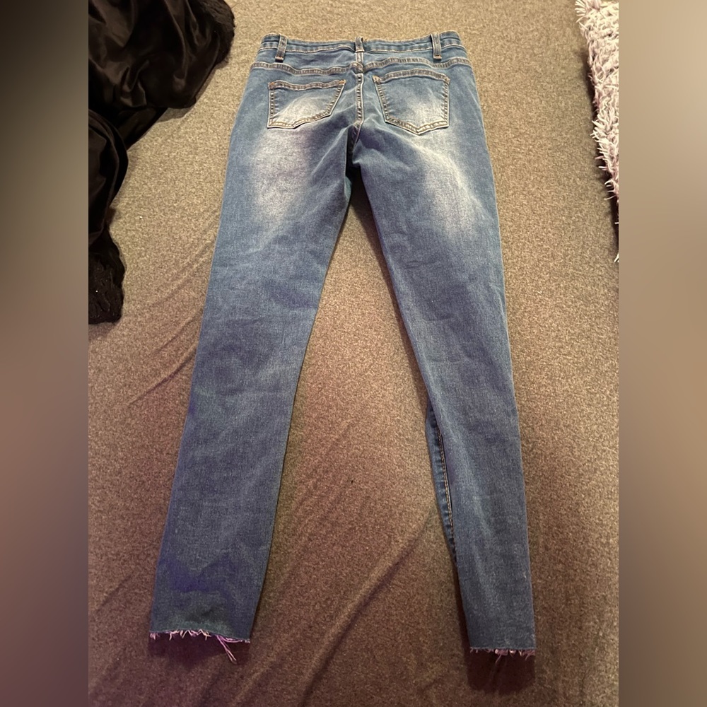 medium washed jeans never worn didn’t like them
